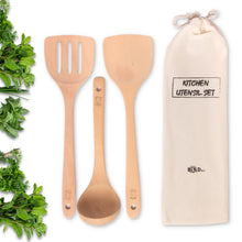 Load image into Gallery viewer, Wooden Kitchen Utensil Set